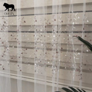 تل خفيف مطرز _ أوف وايت في كشمير