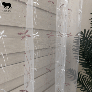 تل خفيف مطرز _ أوف وايت في كشمير